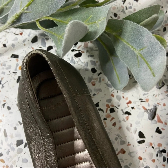 Academia Preppy Loafers Glitter Metallic Slip On 9.5 Timeless Comfortable Insole - Picture 9 of 11